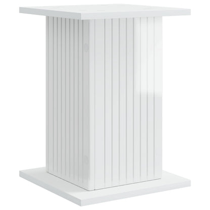 vidaXL Plant Stand 2 pcs High Gloss White 30.5 x 30 x 43 cm