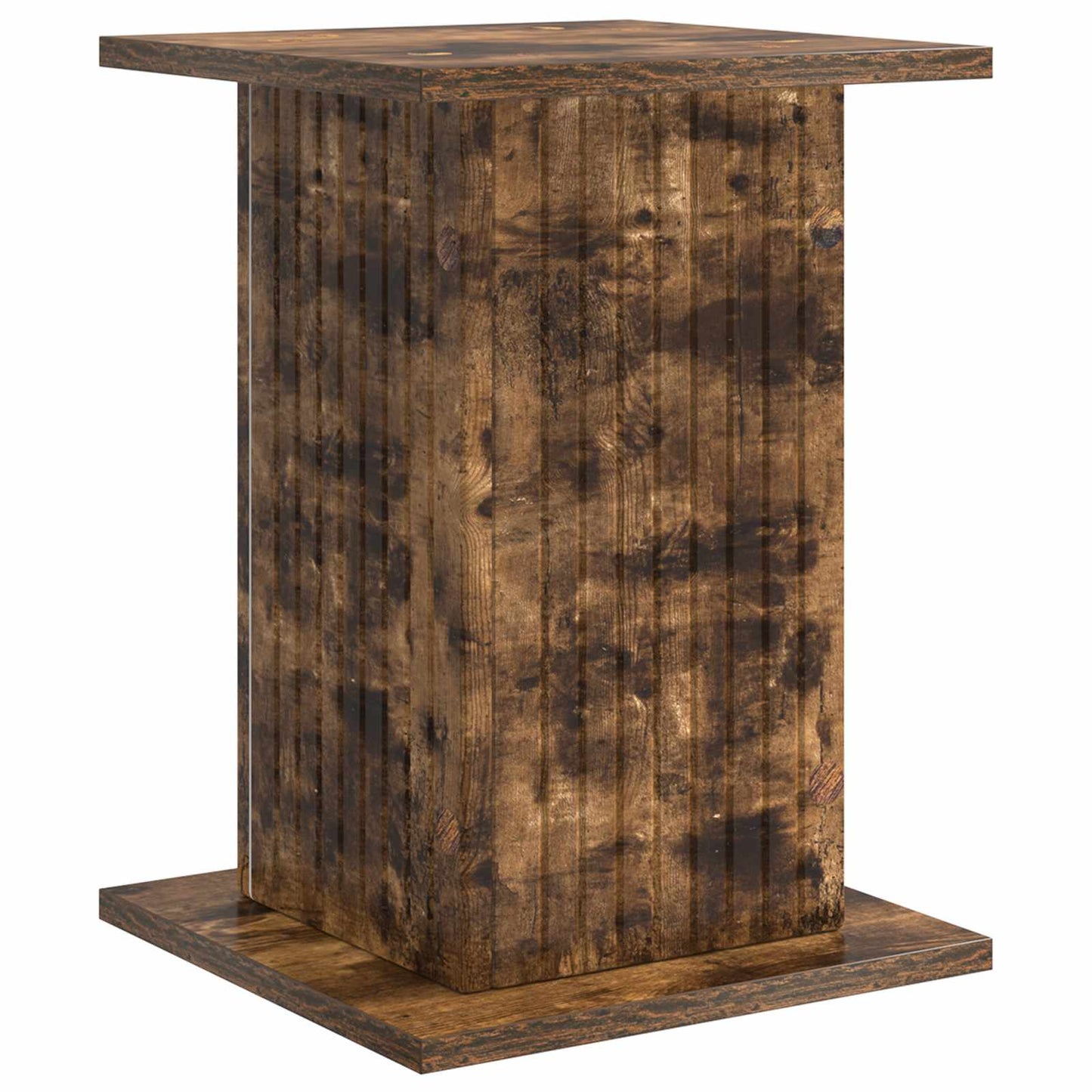 vidaXL Plant Stand 2 pcs Smoked Oak 30.5 x 30 x 43 cm Engineered Wood