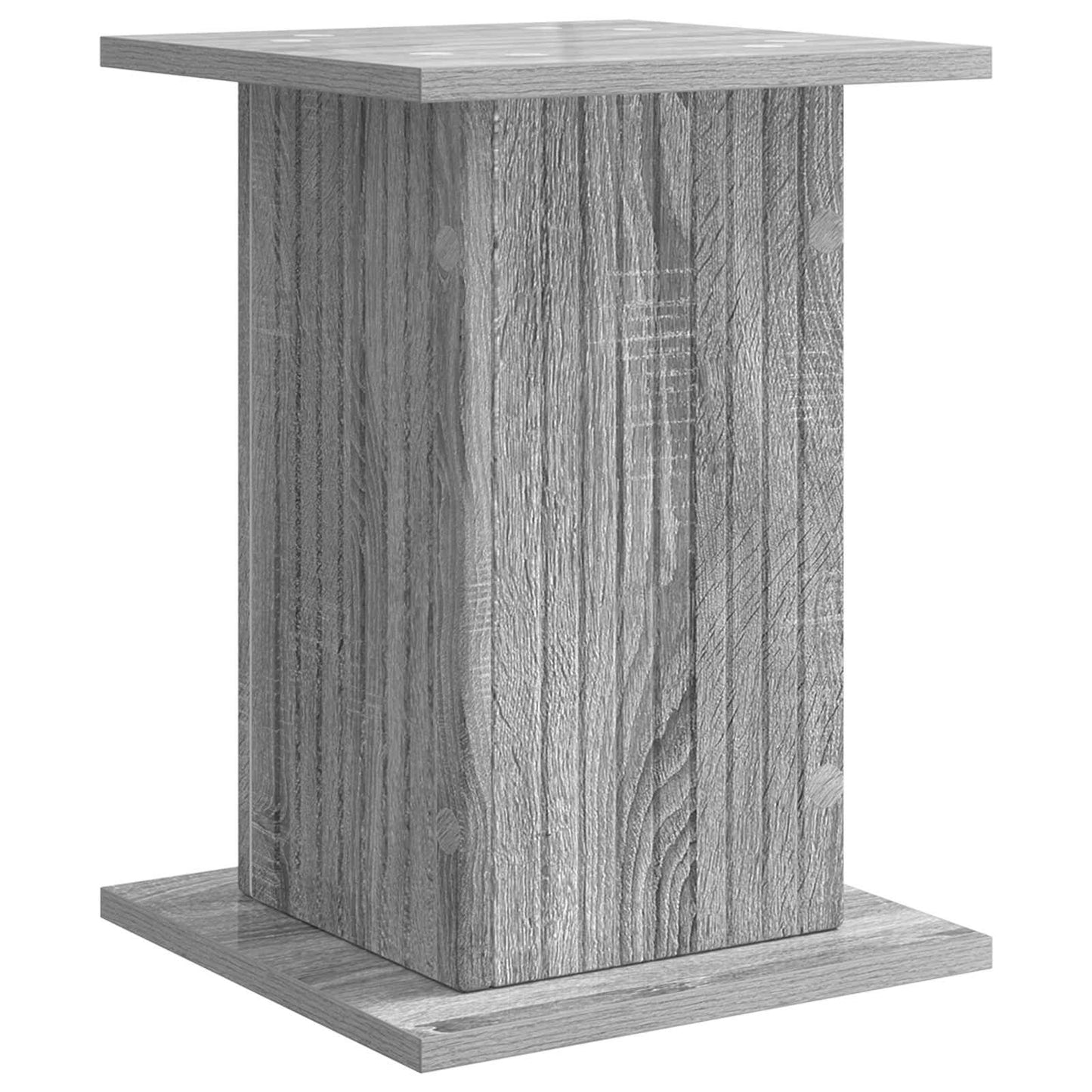 vidaXL Plant Stand Grey Sonoma 30.5 x 30 x 43 cm Engineered Wood