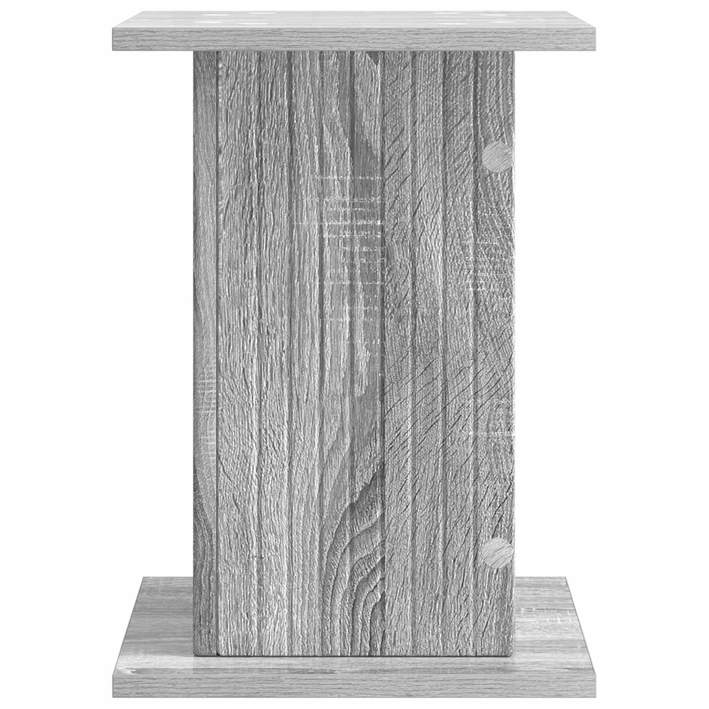 vidaXL Plant Stand Grey Sonoma 30.5 x 30 x 43 cm Engineered Wood