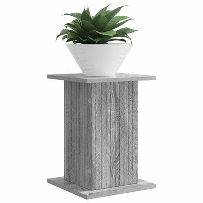vidaXL Plant Stand Grey Sonoma 30.5 x 30 x 43 cm Engineered Wood
