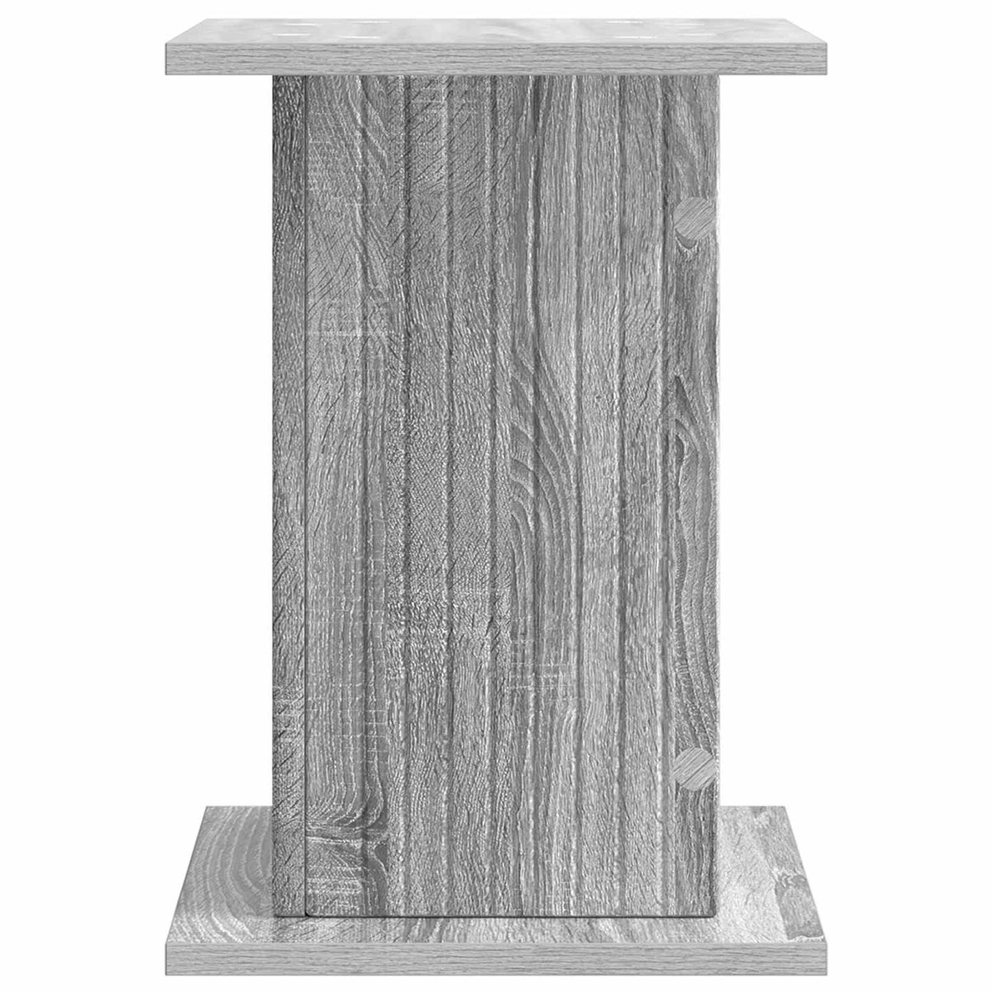 vidaXL Plant Stand Grey Sonoma 30.5 x 30 x 43 cm Engineered Wood