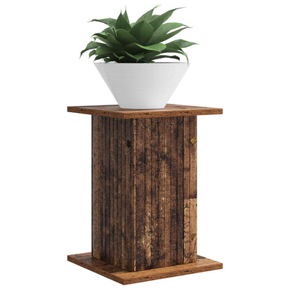 vidaXL Plant Stand Old Wood 30.5 x 30 x 43 cm Engineered Wood