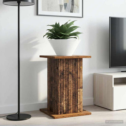 vidaXL Plant Stand 2 pcs Old Wood 30.5 x 30 x 43 cm Engineered Wood