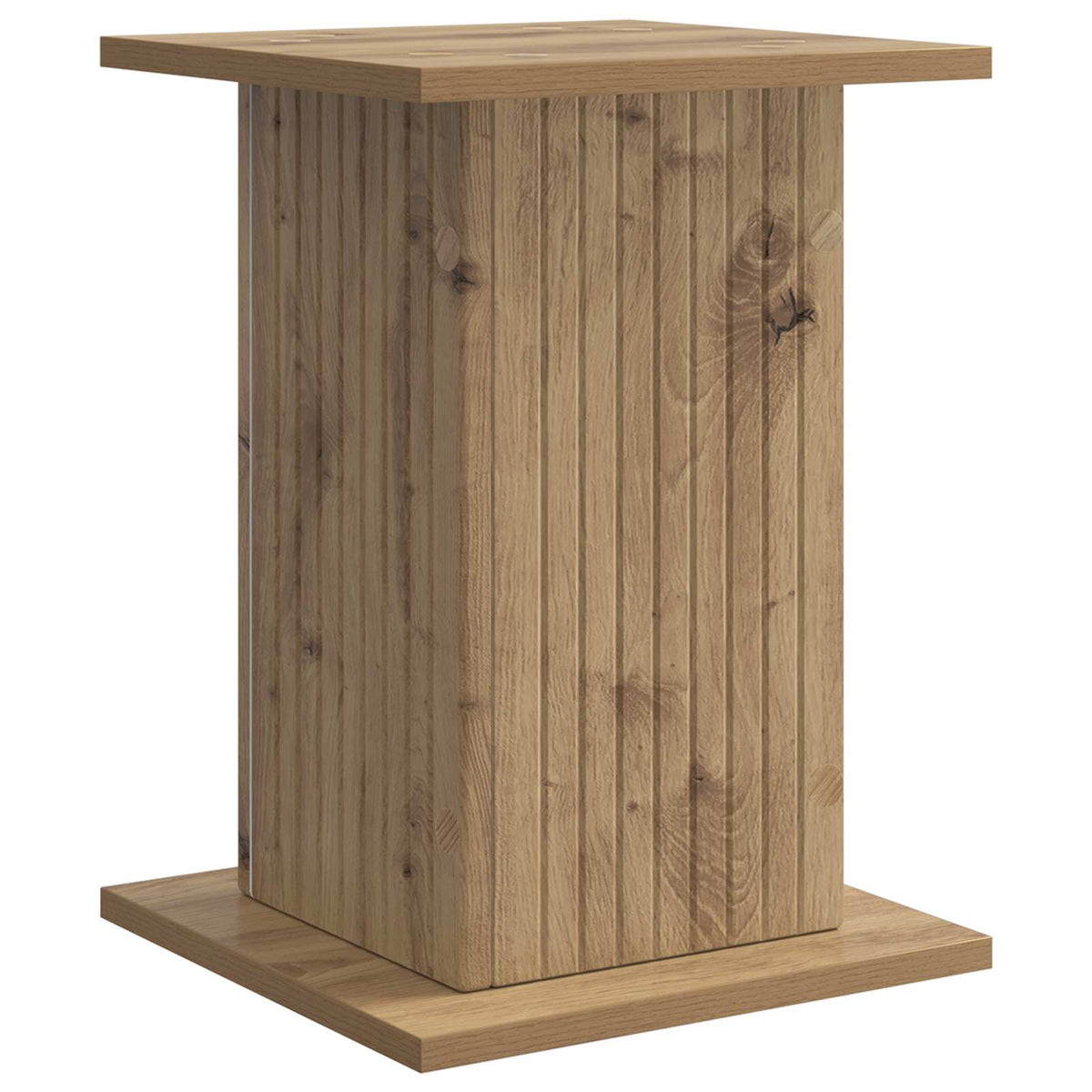 vidaXL Plant Stand Artisan Oak 30.5 x 30 x 43 cm Engineered Wood