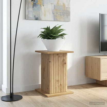 vidaXL Plant Stand 2 pcs Artisan Oak 30.5 x 30 x 43 cm Engineered Wood