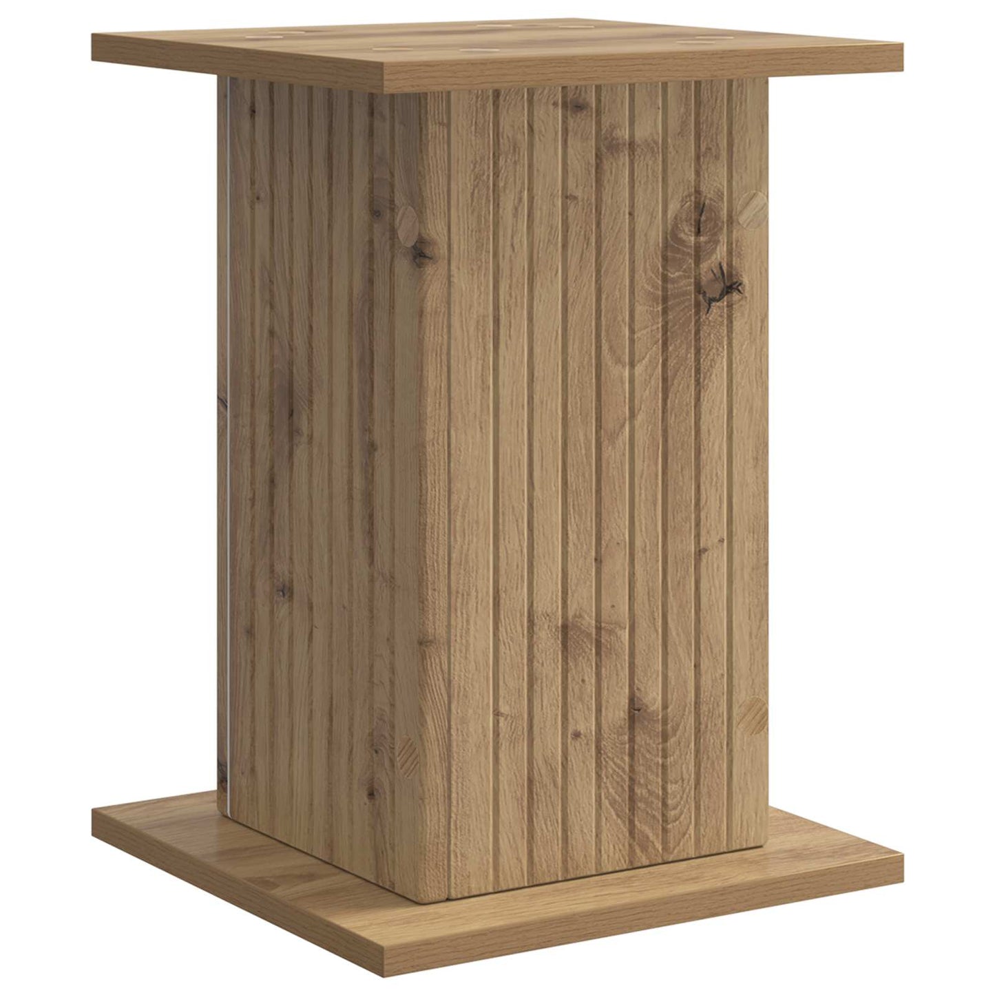vidaXL Plant Stand 2 pcs Artisan Oak 30.5 x 30 x 43 cm Engineered Wood