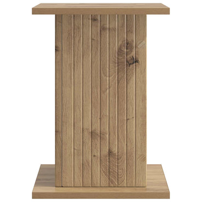 vidaXL Plant Stand 2 pcs Artisan Oak 30.5 x 30 x 43 cm Engineered Wood