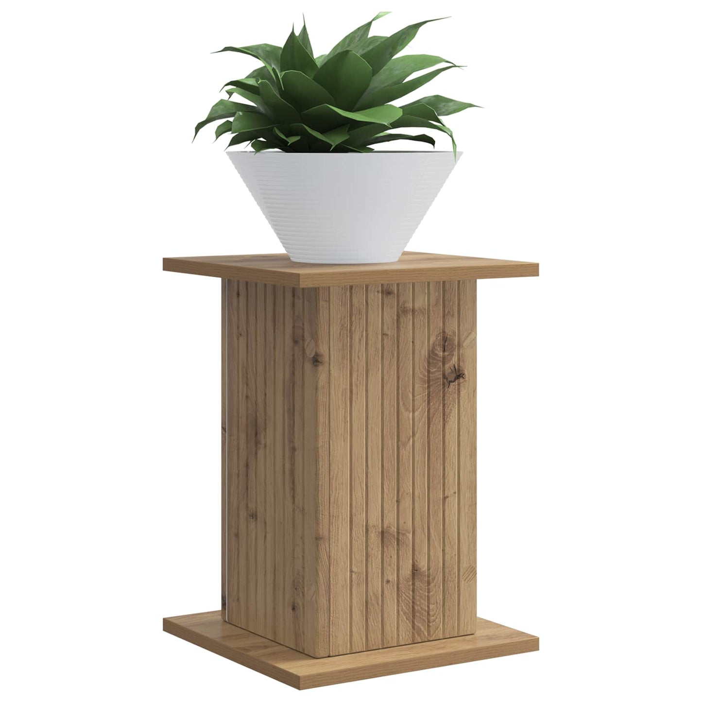 vidaXL Plant Stand 2 pcs Artisan Oak 30.5 x 30 x 43 cm Engineered Wood