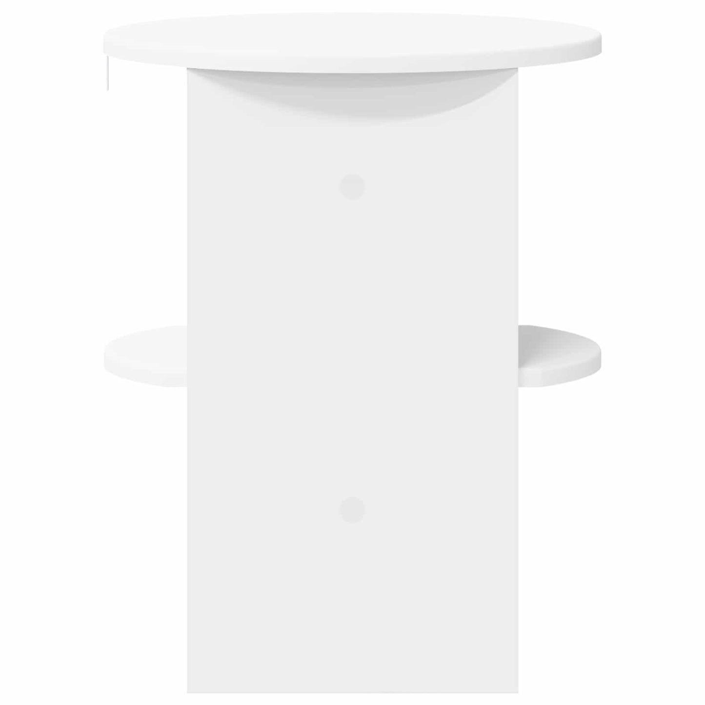 vidaXL Side Cabinet White Ø40 x 50 cm Engineered Wood