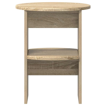 vidaXL Side Cabinet 2 pcs Sonoma Oak Ø40 x 50 cm Engineered Wood