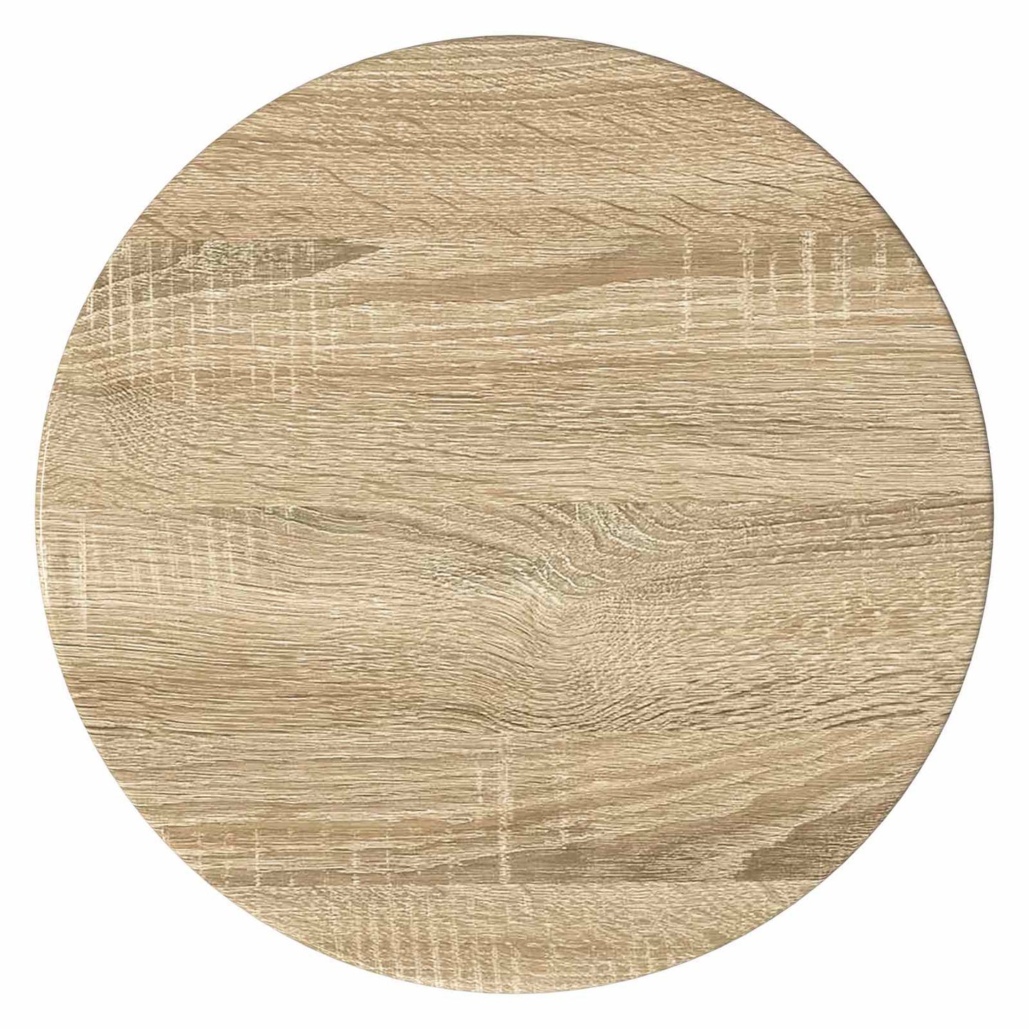 vidaXL Side Cabinet 2 pcs Sonoma Oak Ø40 x 50 cm Engineered Wood
