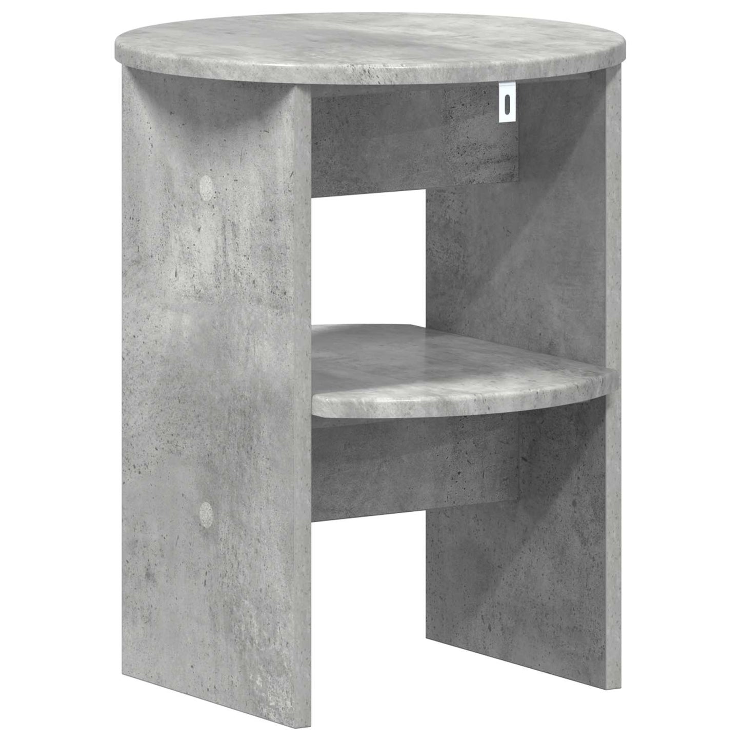 vidaXL Side Cabinet Concrete Grey Ø40 x 50 cm Engineered Wood