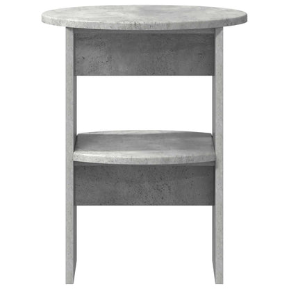 vidaXL Side Cabinet Concrete Grey Ø40 x 50 cm Engineered Wood