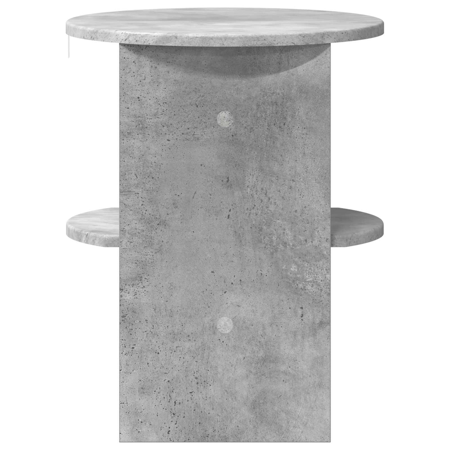 vidaXL Side Cabinet 2 pcs Concrete Grey Ø40 x 50 cm Engineered Wood