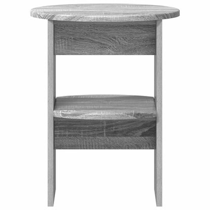 vidaXL Side Cabinet 2 pcs Grey Sonoma Ø40 x 50 cm Engineered Wood