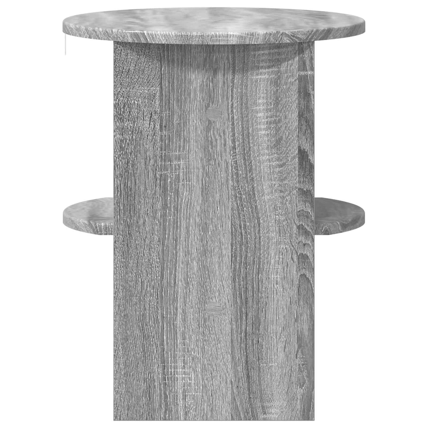 vidaXL Side Cabinet 2 pcs Grey Sonoma Ø40 x 50 cm Engineered Wood