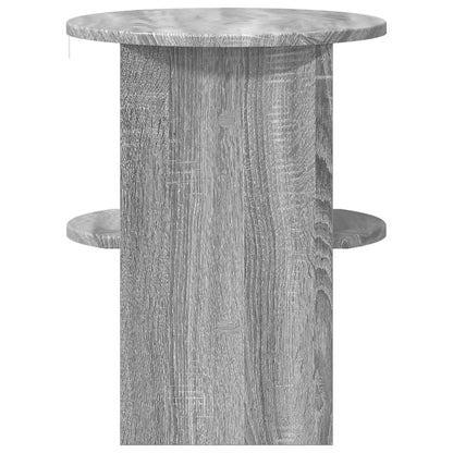 vidaXL Side Cabinet 2 pcs Grey Sonoma Ø40 x 50 cm Engineered Wood