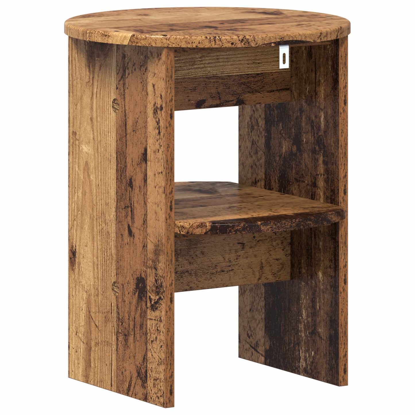 vidaXL Side Cabinet Old Wood Ø40 x 50 cm Engineered Wood