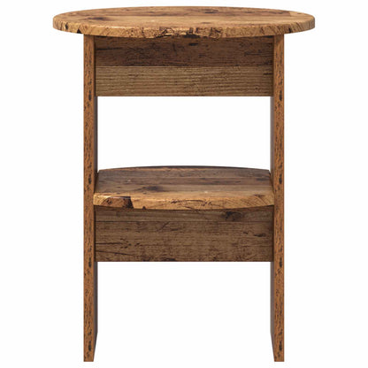 vidaXL Side Cabinet Old Wood Ø40 x 50 cm Engineered Wood
