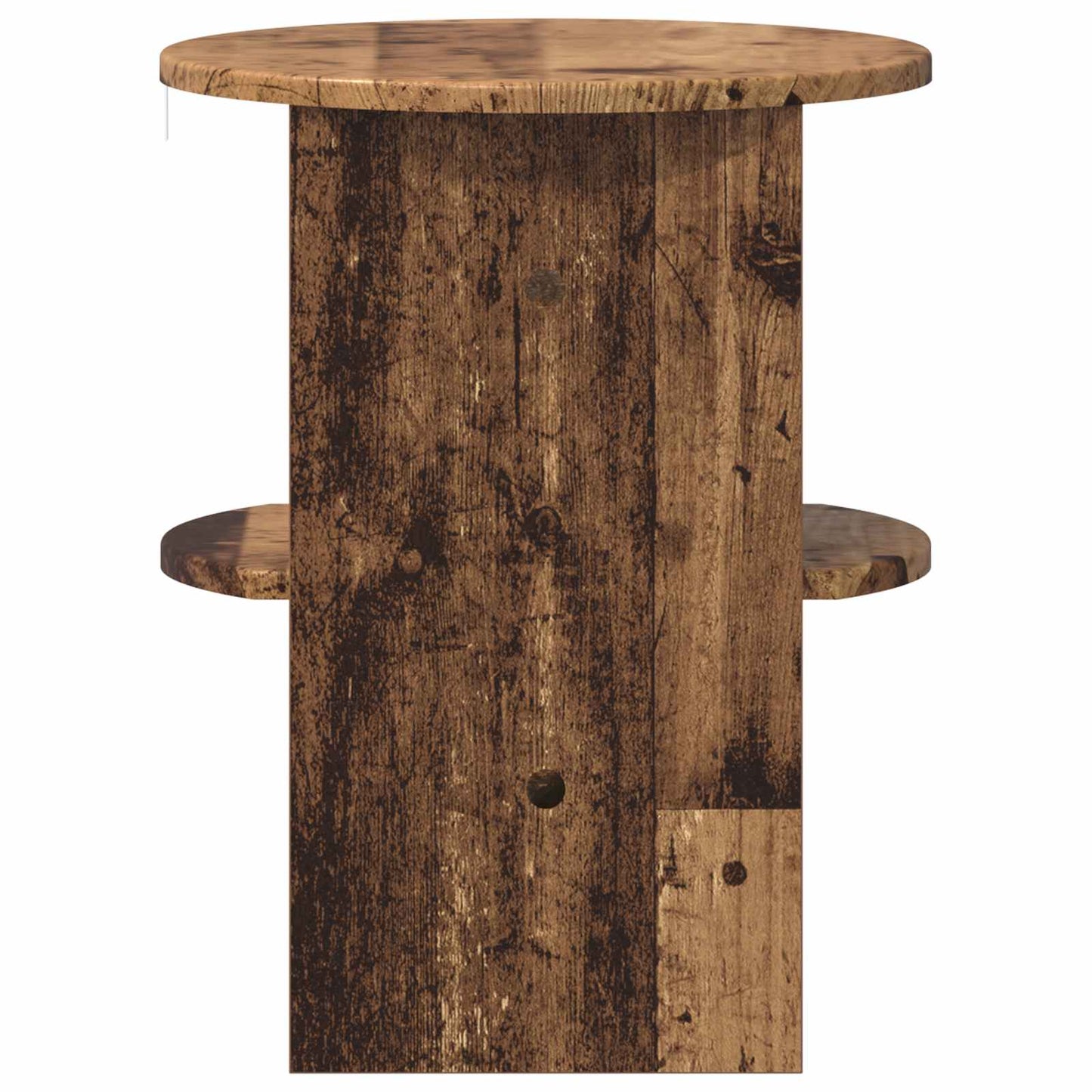 vidaXL Side Cabinet Old Wood Ø40 x 50 cm Engineered Wood