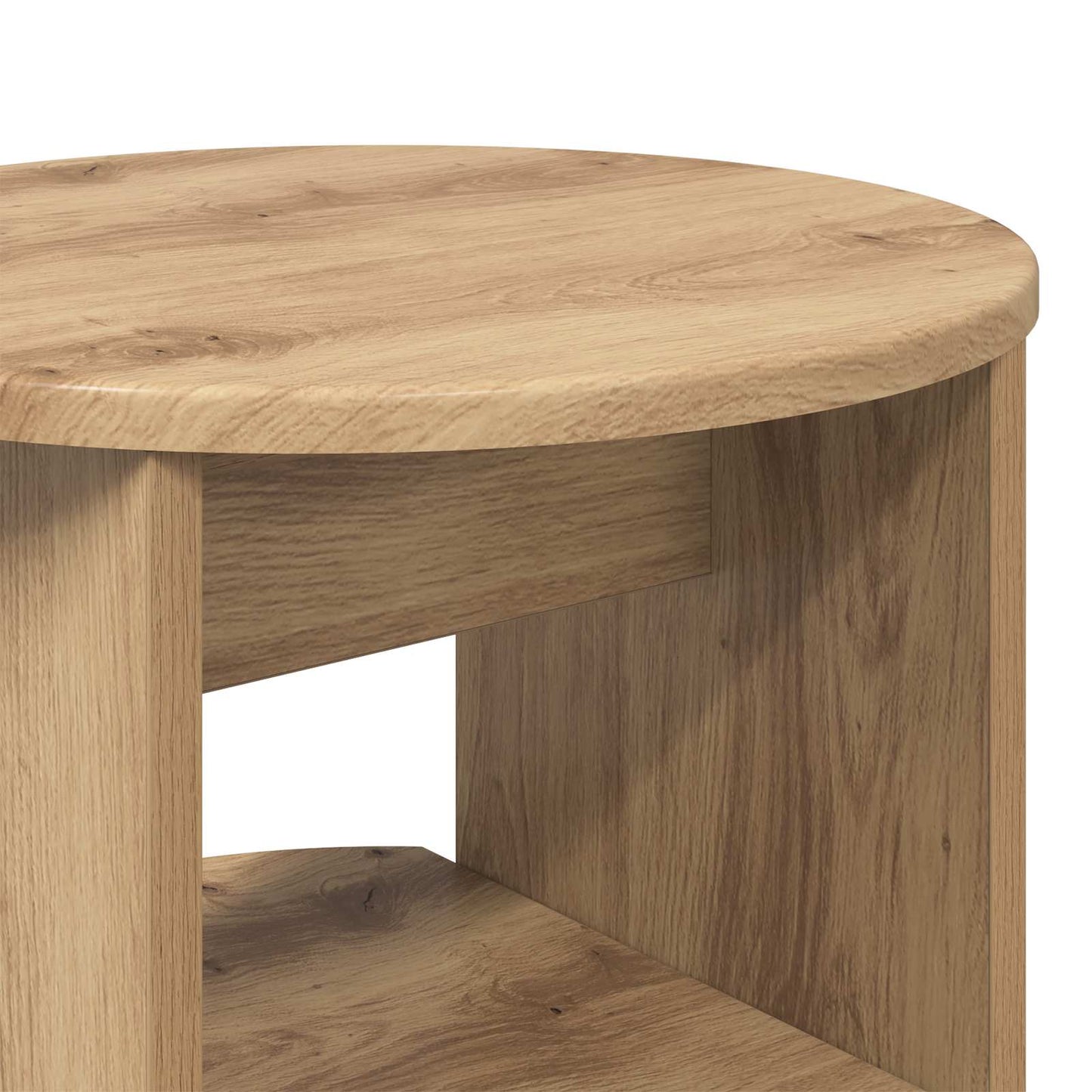 vidaXL Side Cabinet Artisan Oak Ø40 x 50 cm Engineered Wood