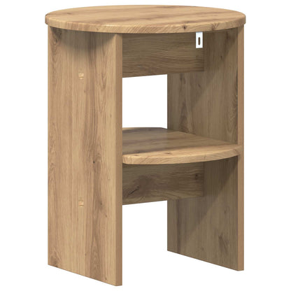vidaXL Side Cabinet Artisan Oak Ø40 x 50 cm Engineered Wood