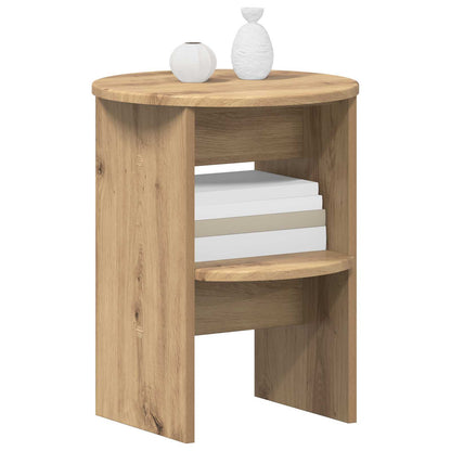 vidaXL Side Cabinet Artisan Oak Ø40 x 50 cm Engineered Wood