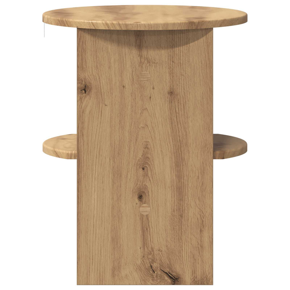 vidaXL Side Cabinet 2 pcs Artisan Oak Ø40 x 50 cm Engineered Wood