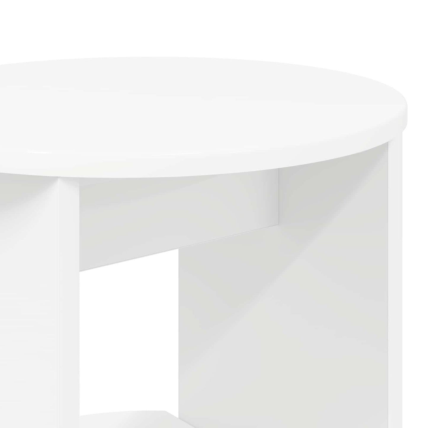 vidaXL Side Cabinet White Engineered Wood
