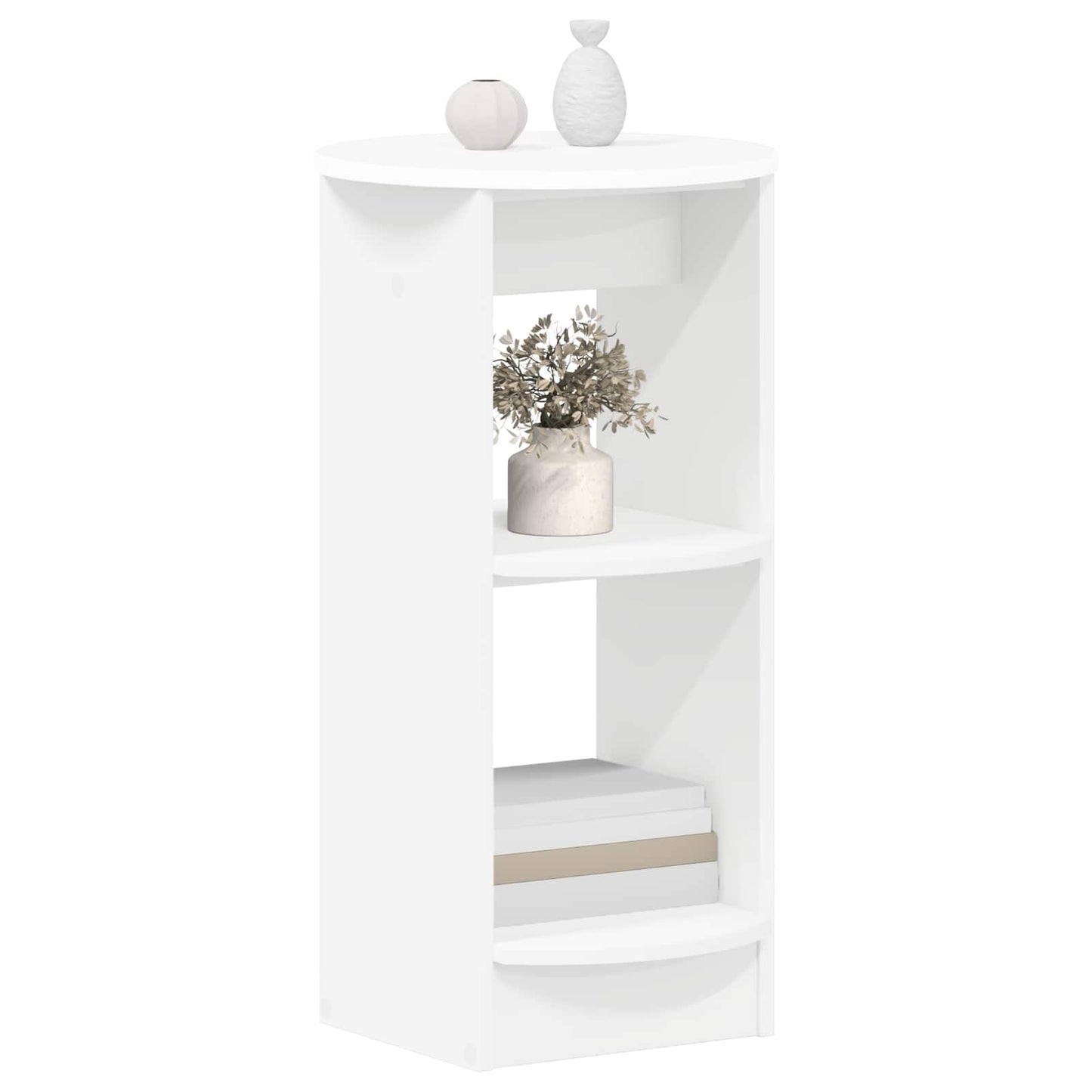 vidaXL Side Cabinet White Engineered Wood
