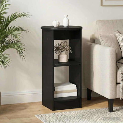 vidaXL Side Cabinet Black Engineered Wood