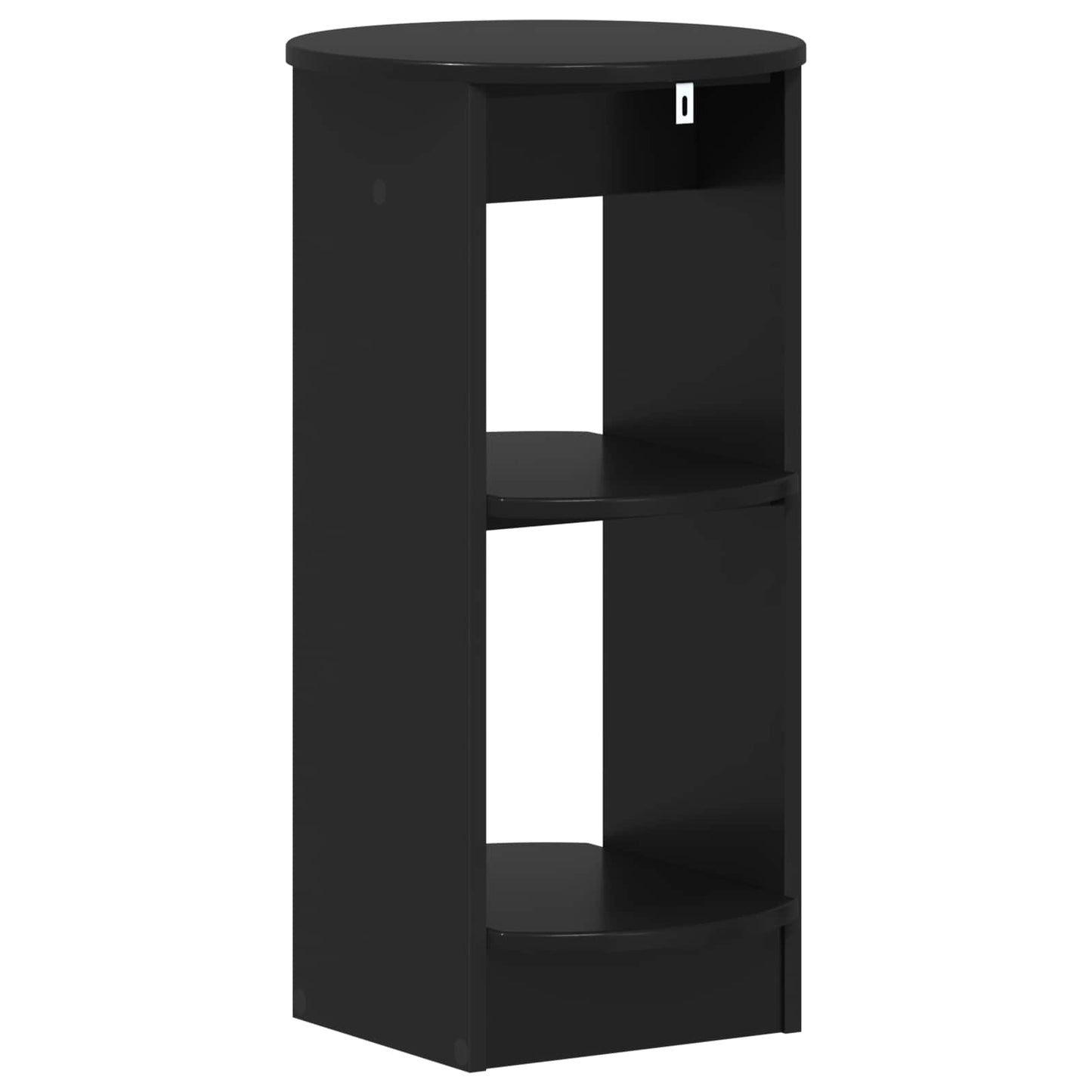 vidaXL Side Cabinet Black Engineered Wood