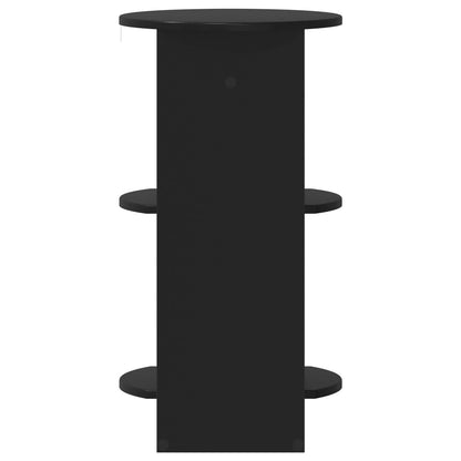 vidaXL Side Cabinet Black Engineered Wood