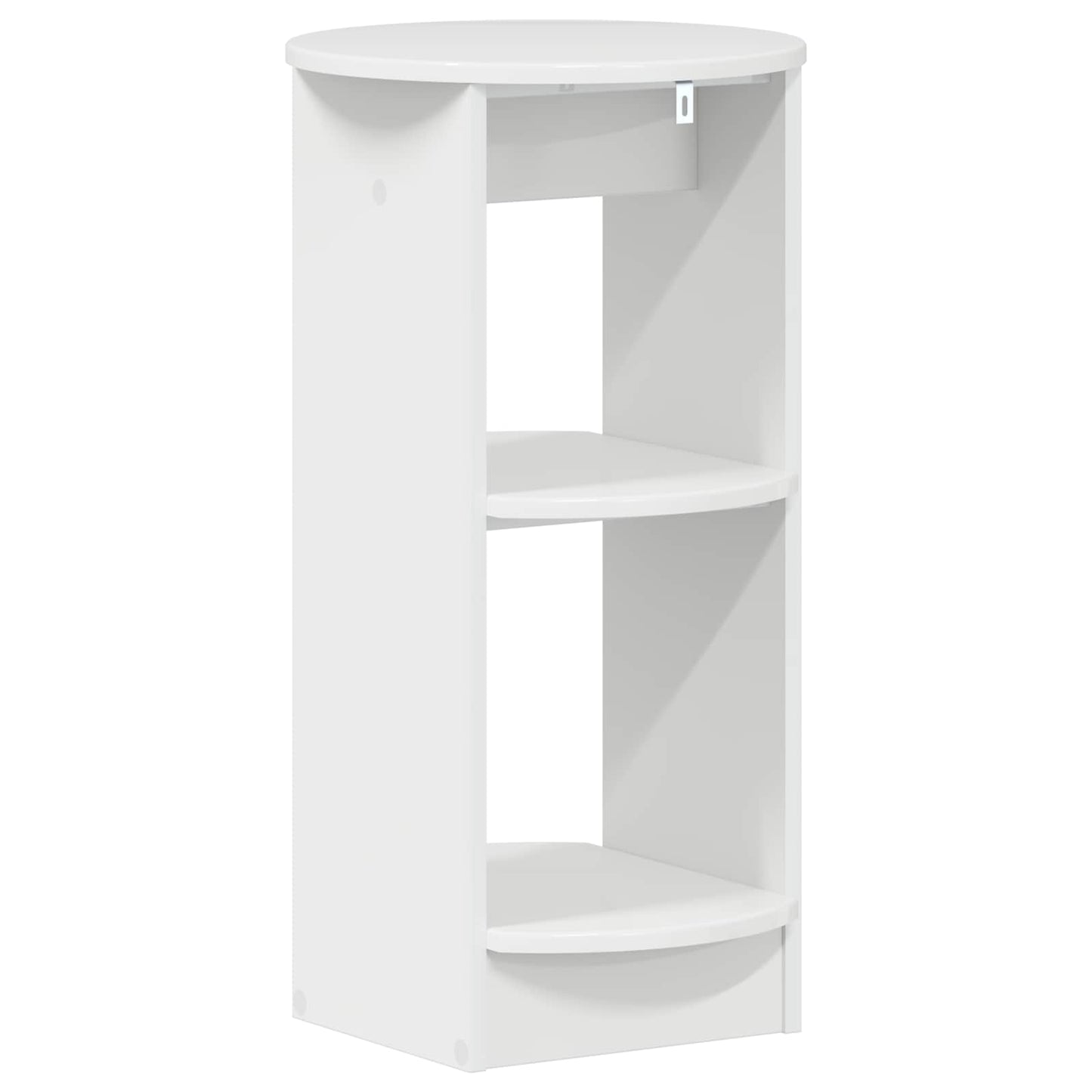 vidaXL Side Cabinet High Gloss White Engineered Wood