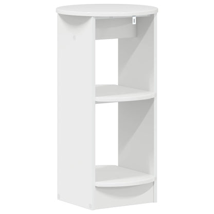 vidaXL Side Cabinet High Gloss White Engineered Wood