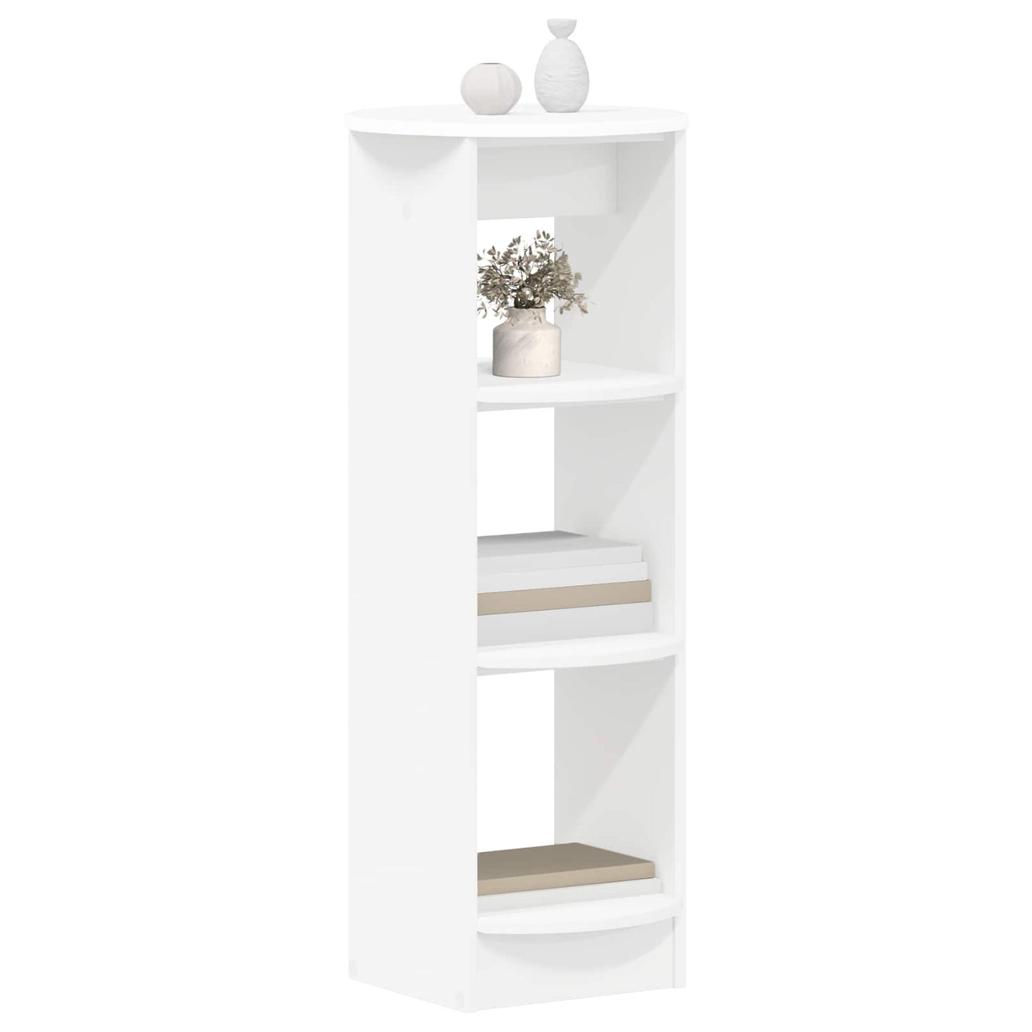 vidaXL Side Cabinet White 40 x 40 x 100 cm Engineered Wood