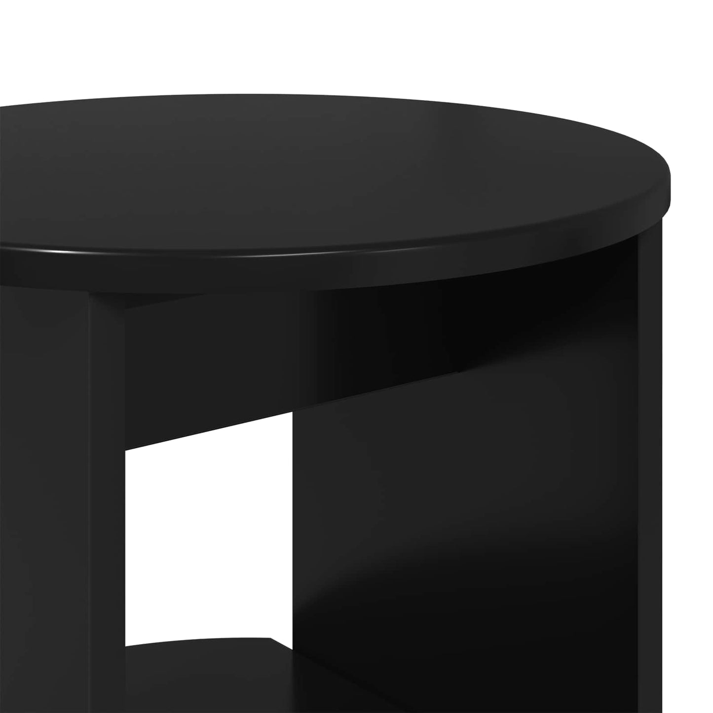 vidaXL Side Cabinet Black 40 x 40 x 100 cm Engineered Wood