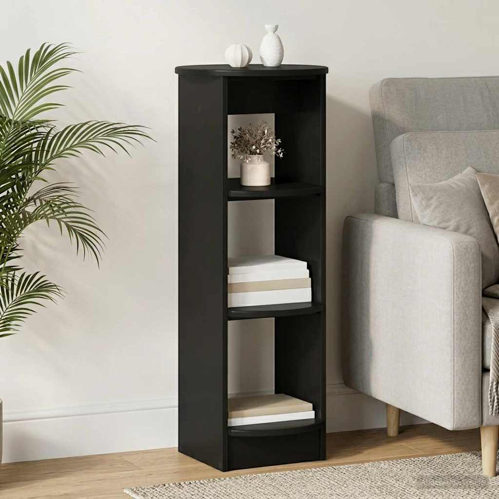 vidaXL Side Cabinet Black 40 x 40 x 100 cm Engineered Wood