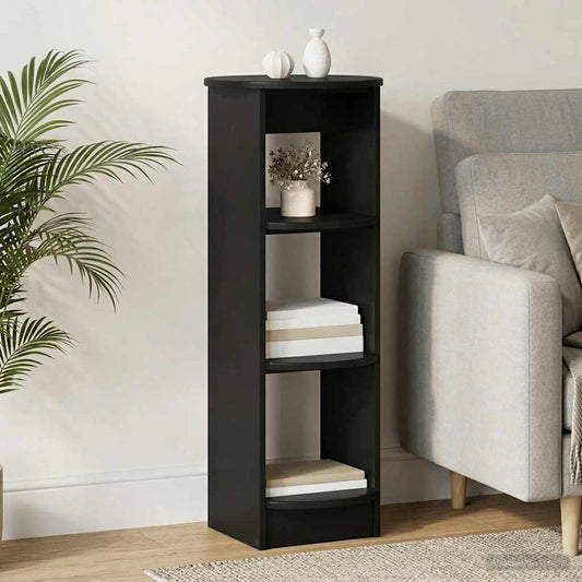 vidaXL Side Cabinet Black 40 x 40 x 100 cm Engineered Wood
