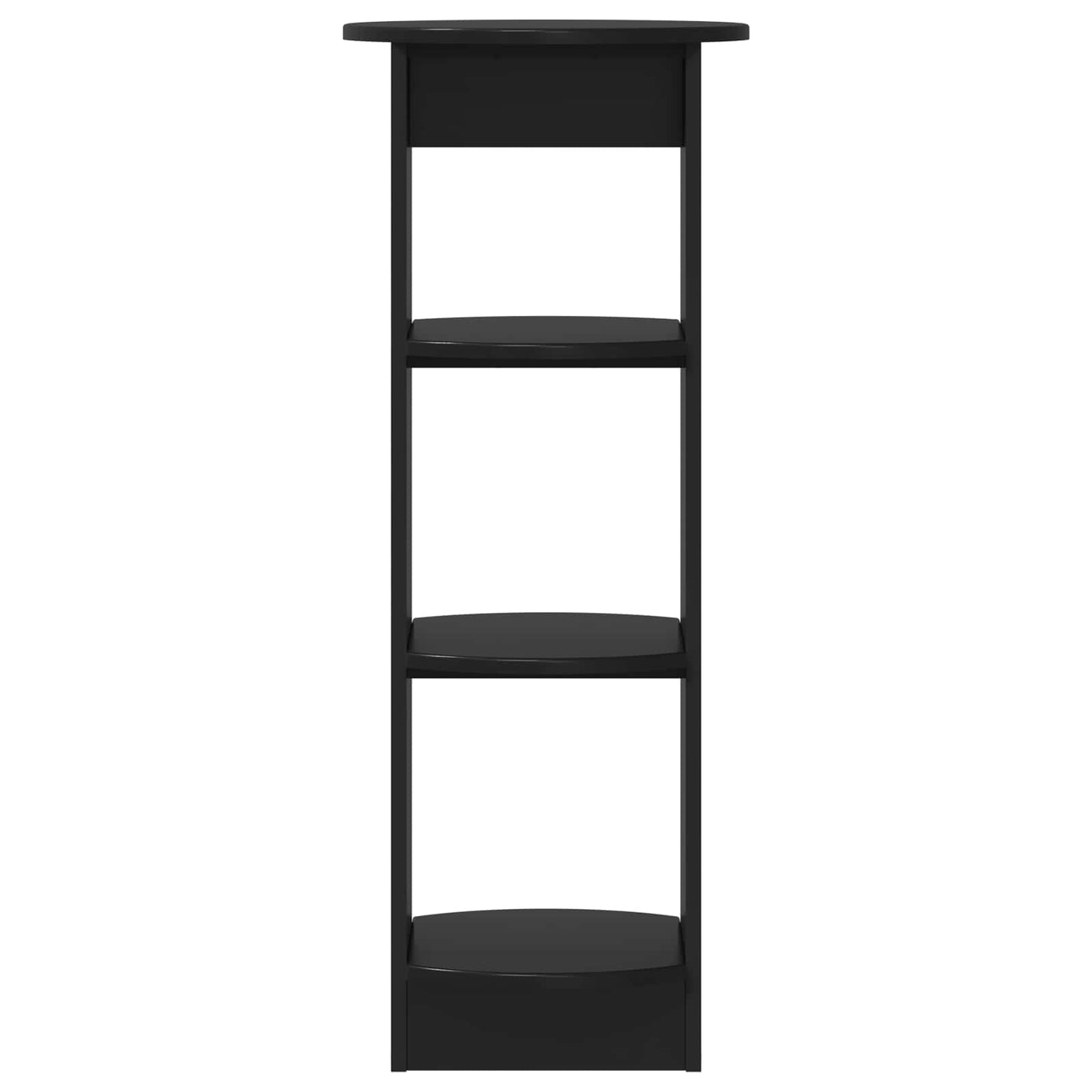 vidaXL Side Cabinet Black 40 x 40 x 100 cm Engineered Wood