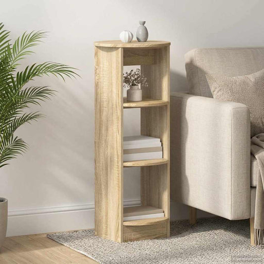 vidaXL Side Cabinet Sonoma Oak 40 x 40 x 100 cm Engineered Wood
