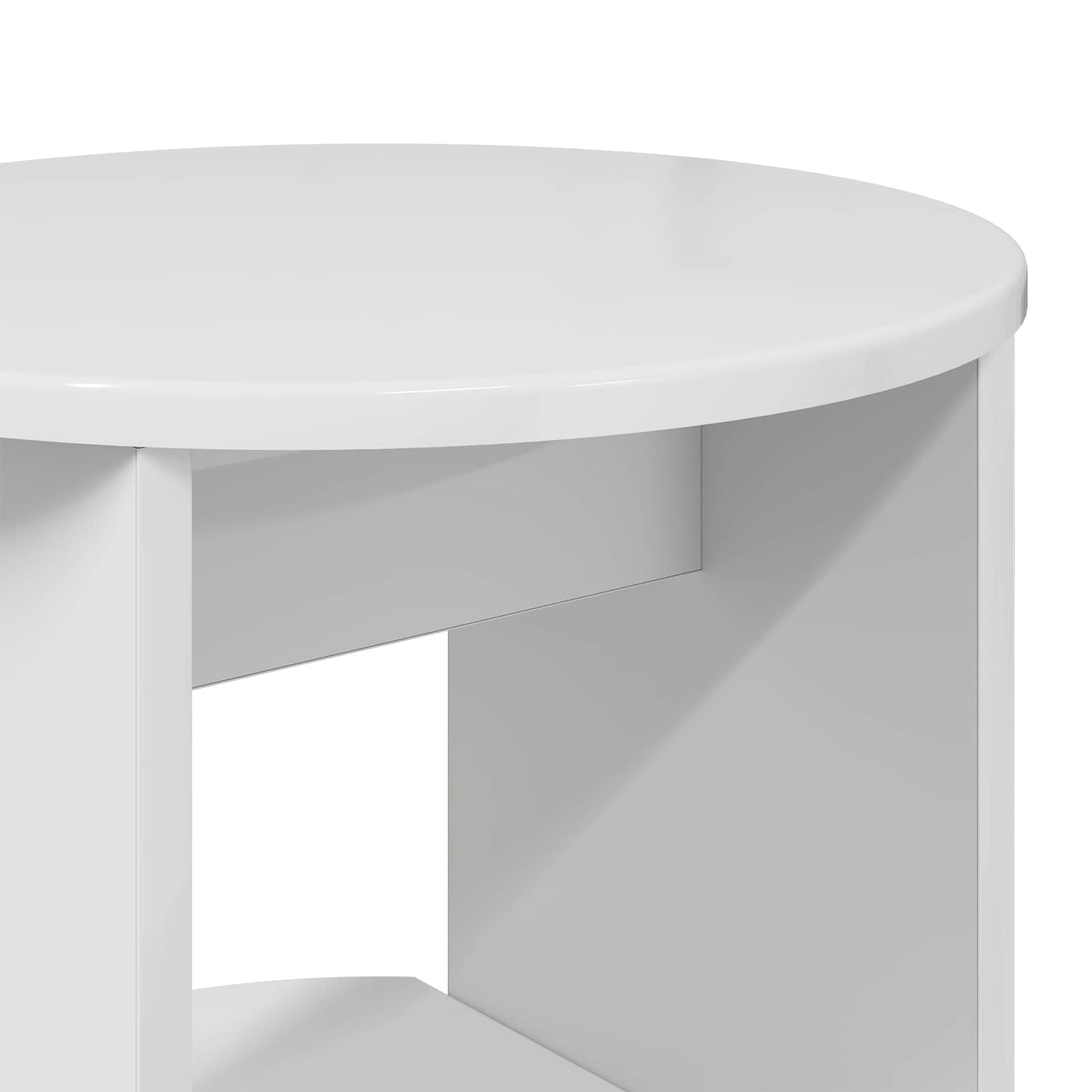 vidaXL Side Cabinet High Gloss White 40 x 40 x 100 cm Engineered Wood
