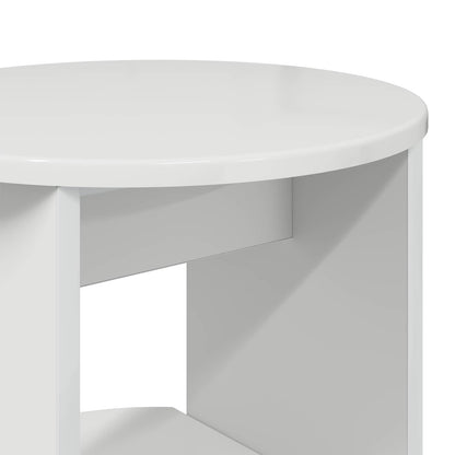vidaXL Side Cabinet High Gloss White 40 x 40 x 100 cm Engineered Wood