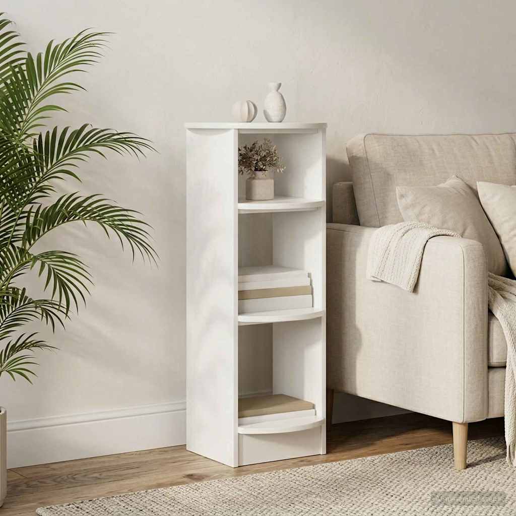 vidaXL Side Cabinet High Gloss White 40 x 40 x 100 cm Engineered Wood