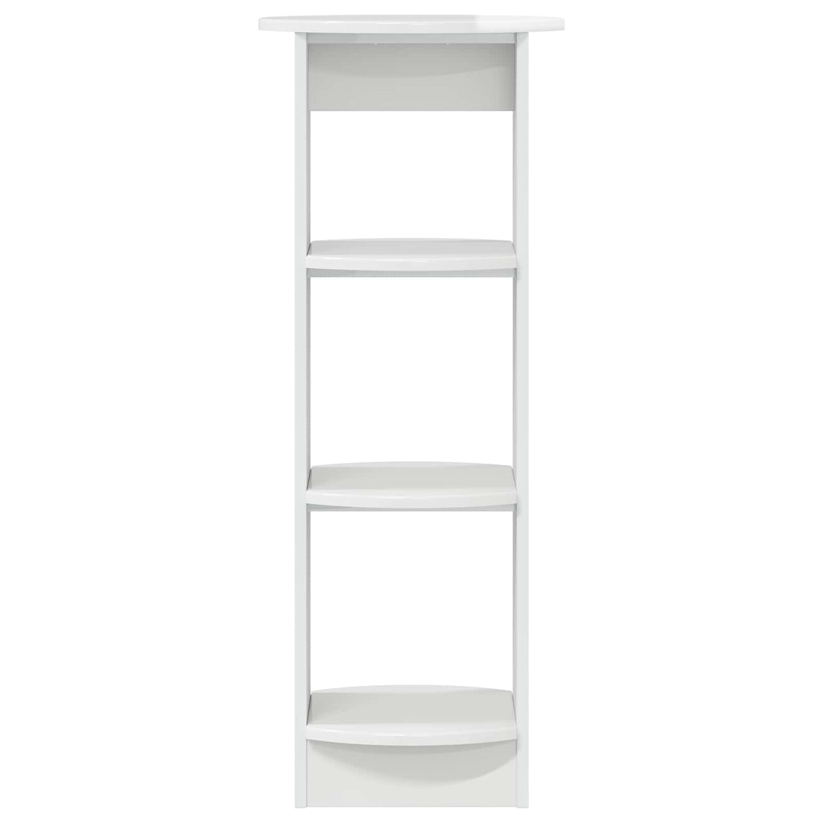 vidaXL Side Cabinet High Gloss White 40 x 40 x 100 cm Engineered Wood
