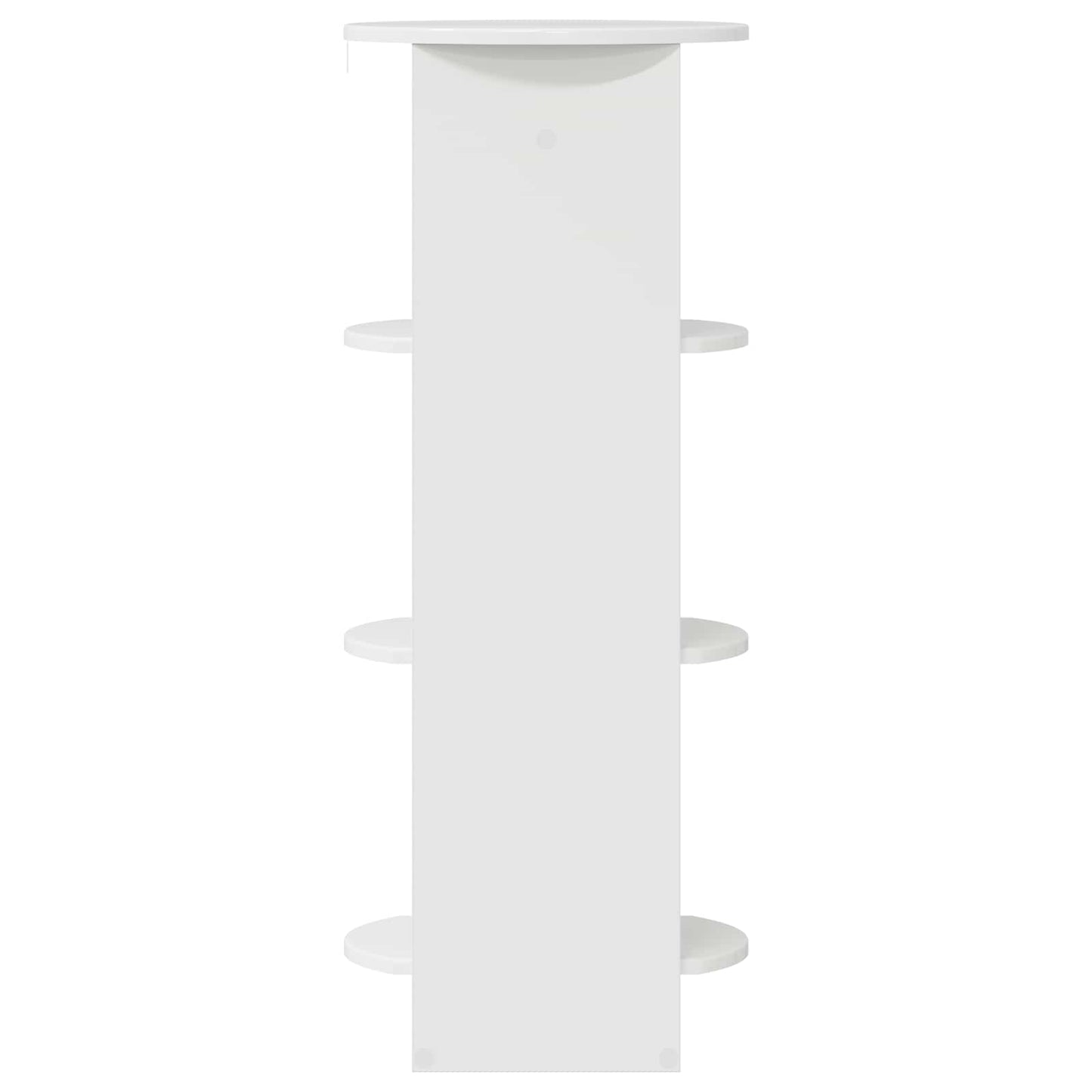 vidaXL Side Cabinet High Gloss White 40 x 40 x 100 cm Engineered Wood