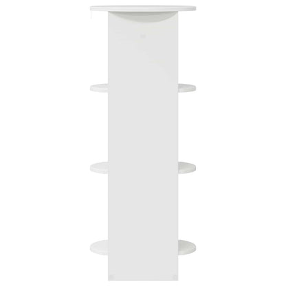 vidaXL Side Cabinet High Gloss White 40 x 40 x 100 cm Engineered Wood