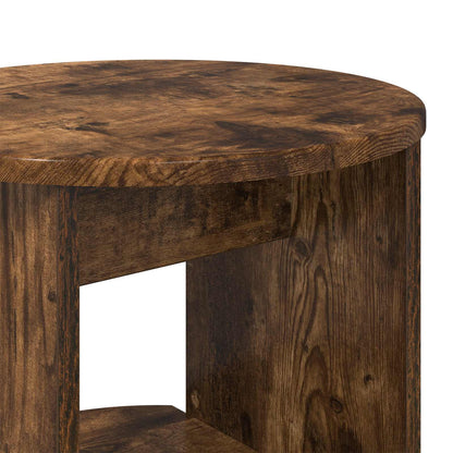vidaXL Side Cabinet Smoked Oak 40 x 40 x 100 cm Engineered Wood