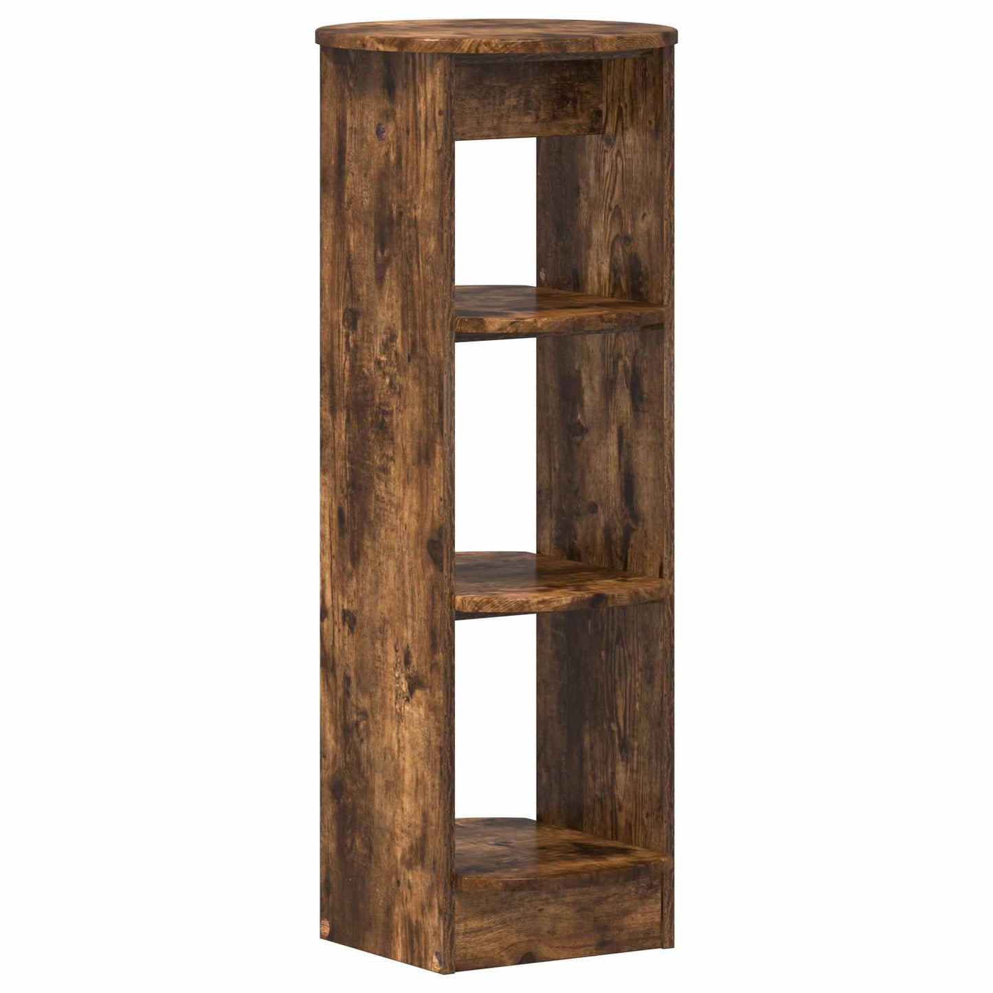 vidaXL Side Cabinet Smoked Oak 40 x 40 x 100 cm Engineered Wood